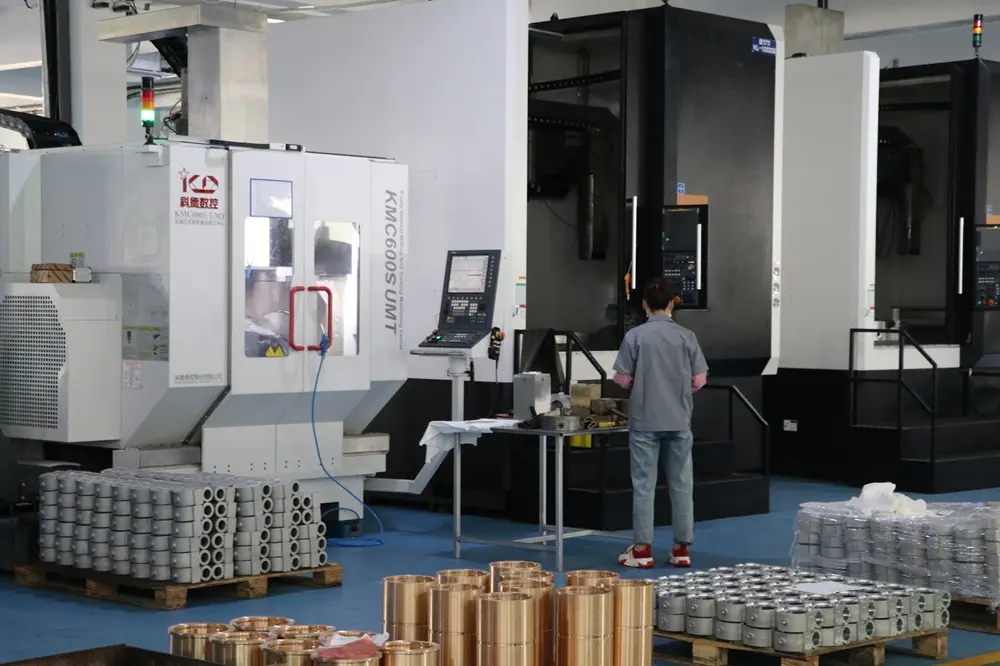 Solid Bronze Bushing Production