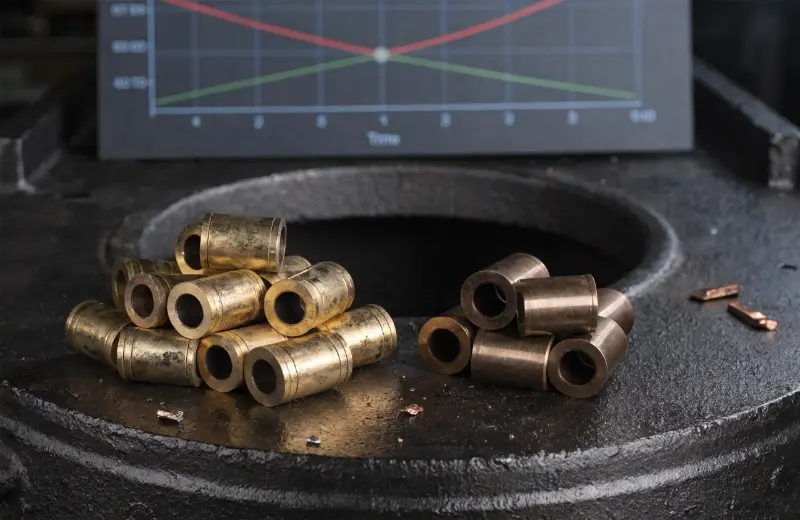 A chart showing upfront cost vs. total lifecycle cost over time