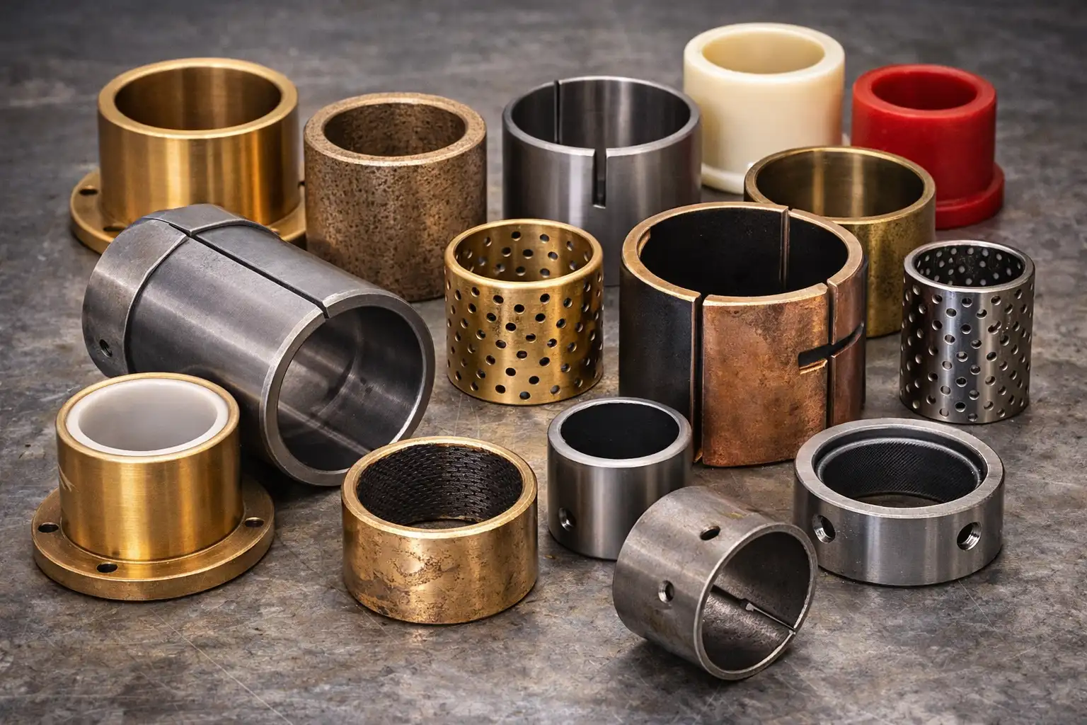 metal based self lubricating bearing