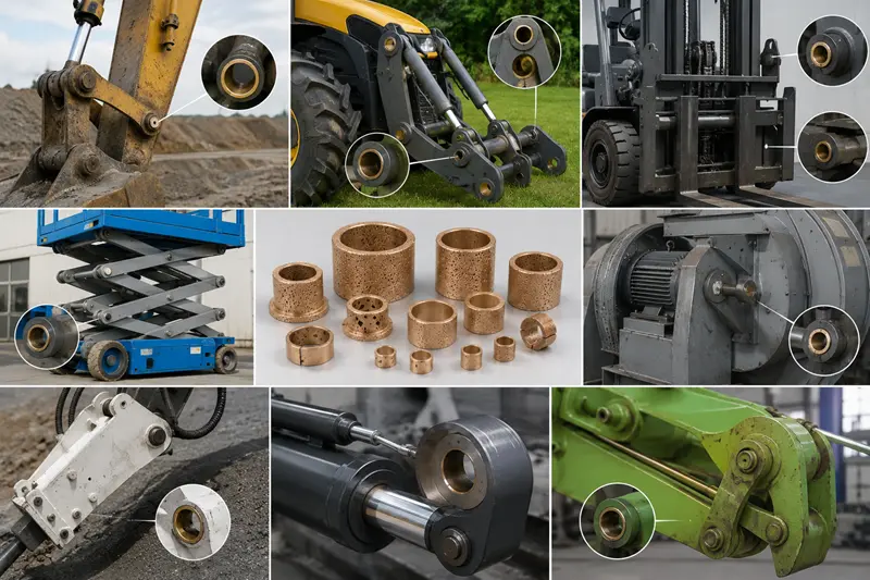 Examples of products using oil-impregnated bushings