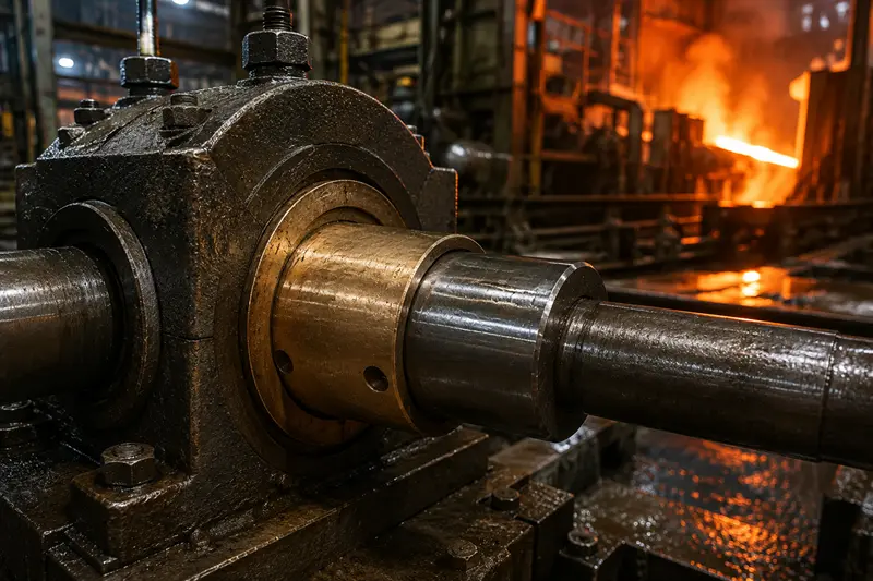 Bronze bushings in a high-heat industrial setting