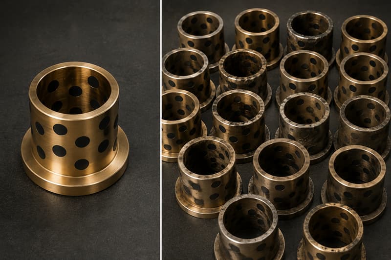 A comparison between a single perfect bushing and a large batch of inconsistent bushings